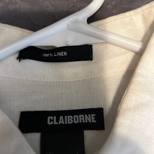 100% Linen short sleeve shirt.